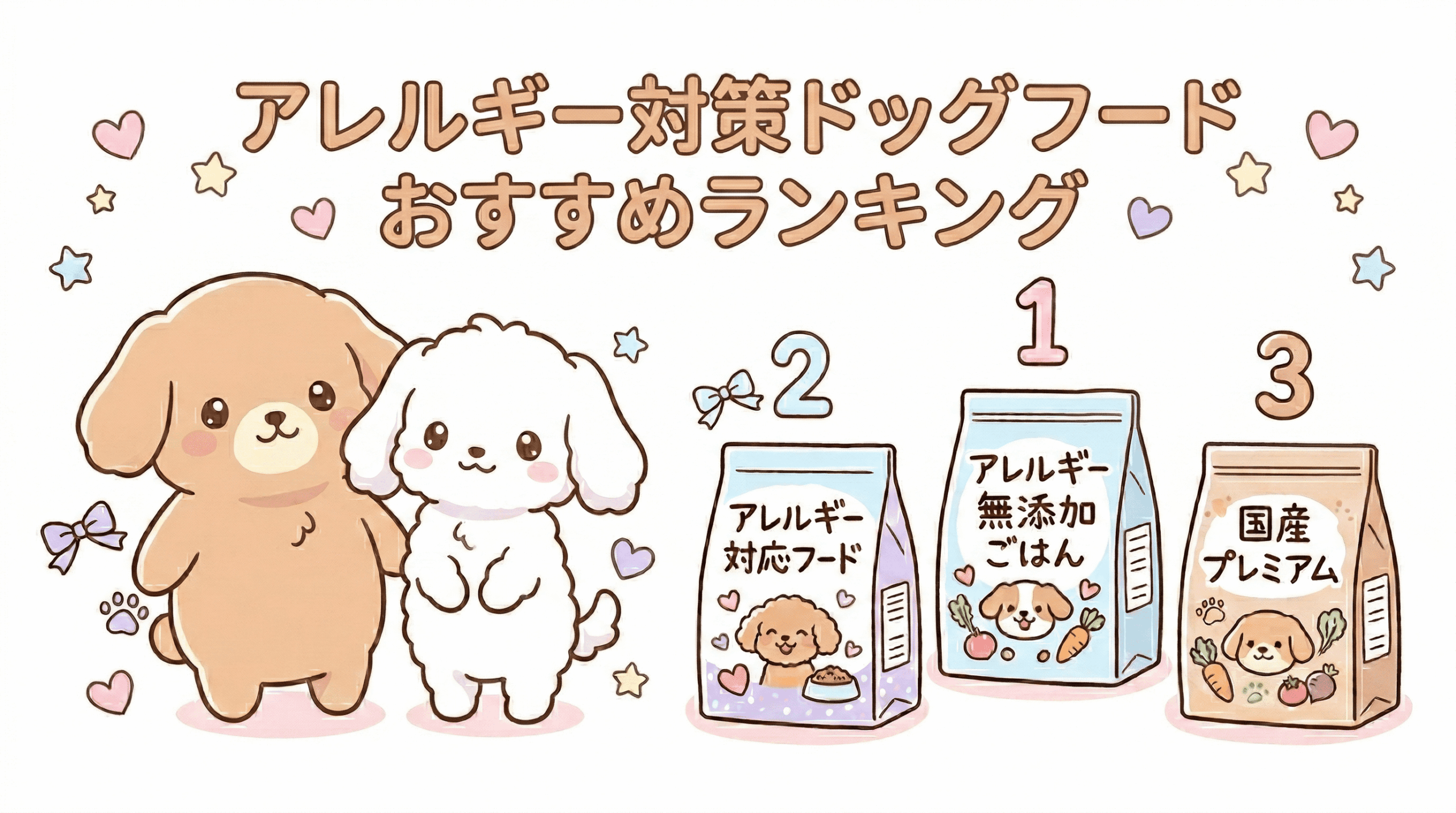 アレルギー対策ドッグフードおすすめランキング